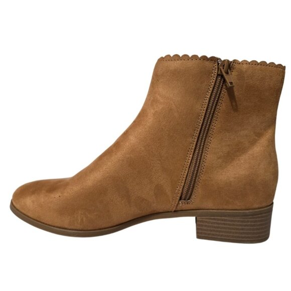 Charter Club Women Daxi Microsuede Camel Micro Ankle Boots (Size: 9 Medium) NiB - Picture 13 of 16